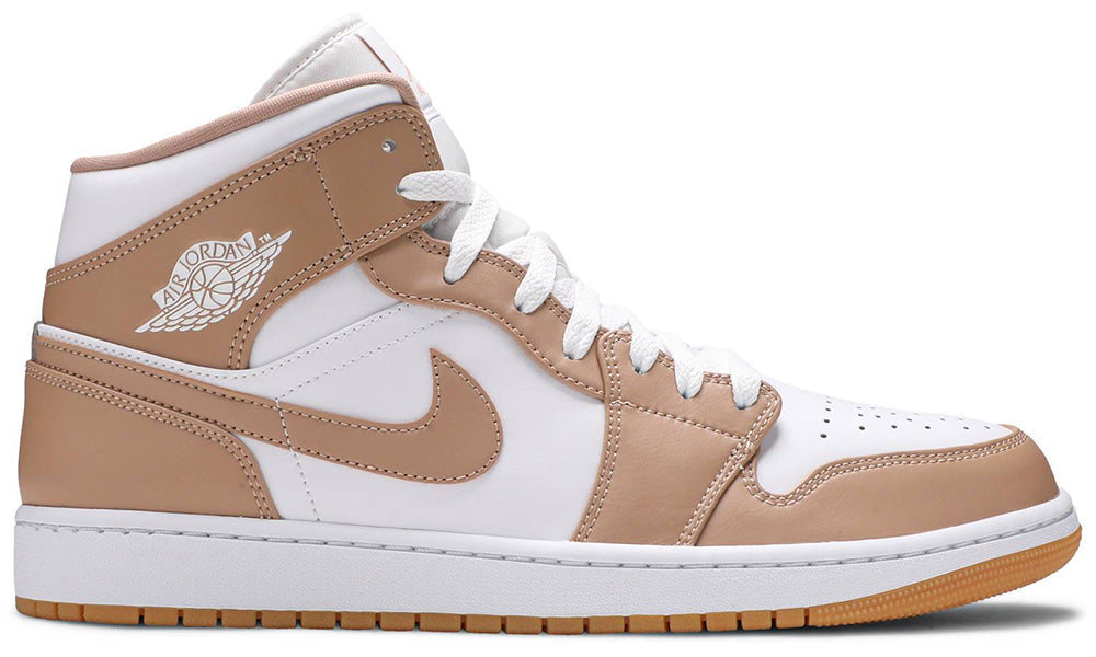 Air Jordan 1 Mid 'Tan Gum' Sneakers