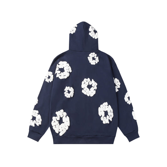 Denim Tears Hoodie 'navy-blue'